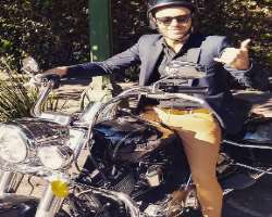 He is also passionate about motorcycles.